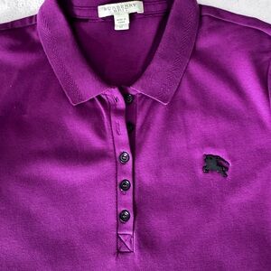 Burberry Purple Polo Shirt